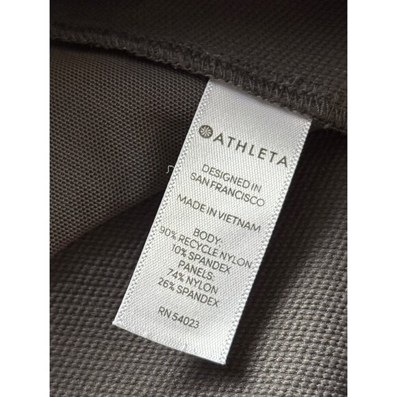 Athleta Highline Hybrid Hike Tight Grey Utility Pants Zipper Pockets 2 Skinny - Picture 4 of 4